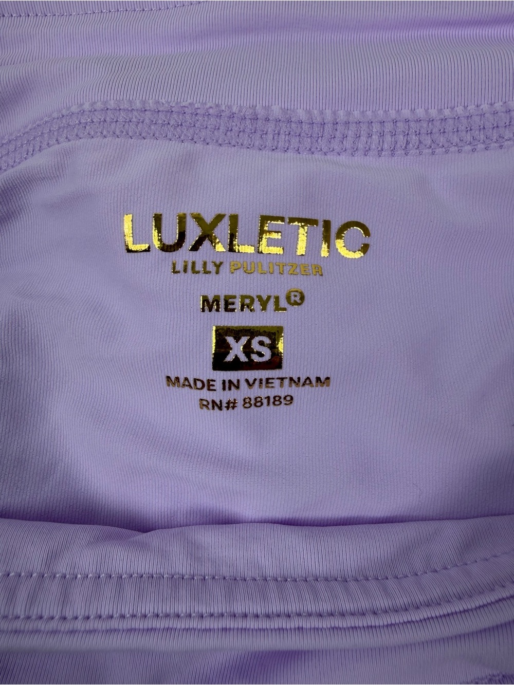 Lilly Pulitzer UPF 50+ Luxletic Miesha Scallop Skort XS Lilac Purple - Picture 3 of 9